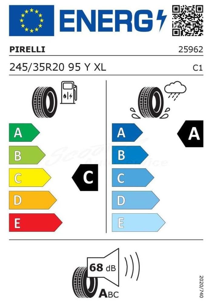 PIRELLI P-ZERO(*)(MOE) Tire for BMW 5 Series - 275/30R20 - 2025 Model - Image 2
