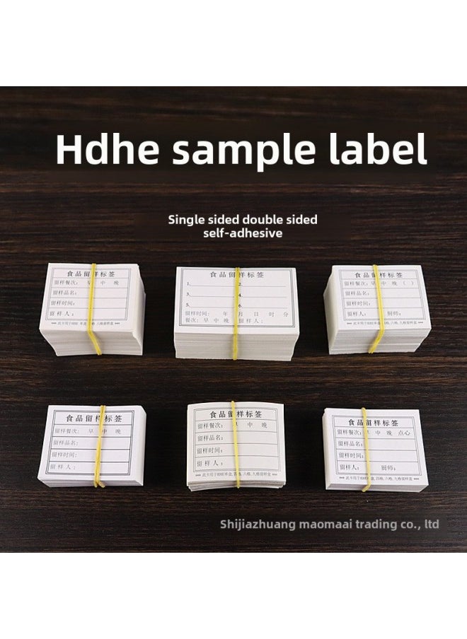 Generic Food Sample Box Label Special Label School Kindergarten Canteen Food Sample Box Label Card Sticker Adhesive-Specifications:Roll Sticker Specials 3*4 Labels 1000  - Image 2