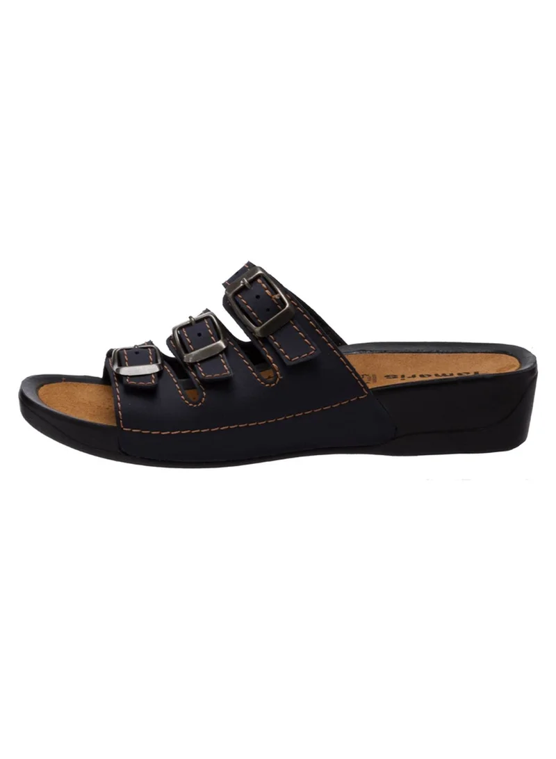 Tamaris Leather Flat Sandals