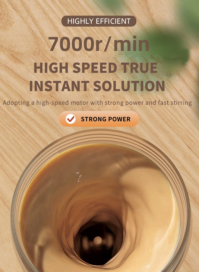 MLADEN زجاجة هزاز كهربائية هزاز كهربائي للبروتين، كوب خلط أوتوماتيكي قابل لإعادة الشحن لمخفوقات البروتين السلسة، خلاط دوامي بتقنية X-Blade، كوب خلط مسحوق البروتين المحمول، زجاجة خلاط خالية من مادة BPA بسعة 400 مل - Image 4