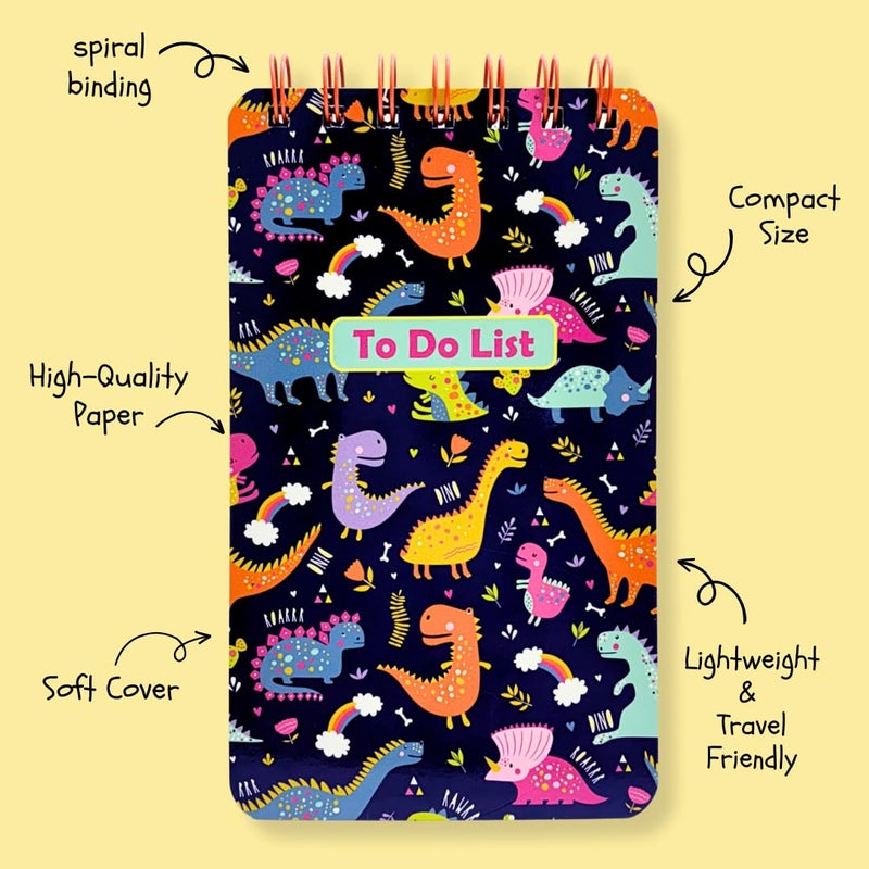 Articious Combo Includes A5 Slim Diary, 1 Mini To Do List, 1 Pocket Pad Combo Pack | 80 GSM | Ruled & Coloured Pages | Easy to Carry | Handy Diary Notebook | Diary for Girls 416_701_301 - Image 5