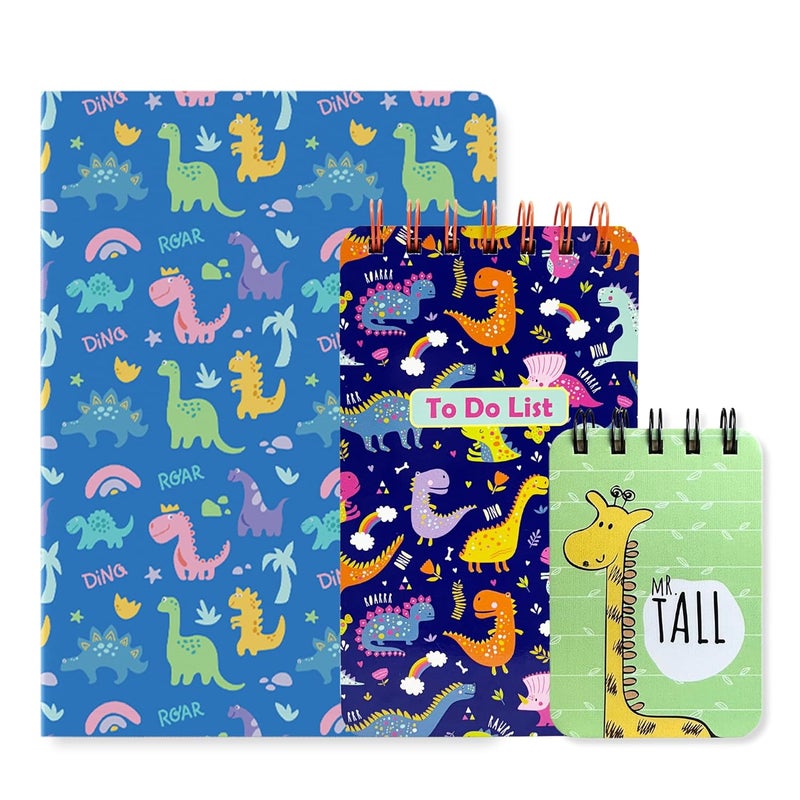 Articious Combo Includes A5 Slim Diary, 1 Mini To Do List, 1 Pocket Pad Combo Pack | 80 GSM | Ruled & Coloured Pages | Easy to Carry | Handy Diary Notebook | Diary for Girls 416_701_301 - Image 1