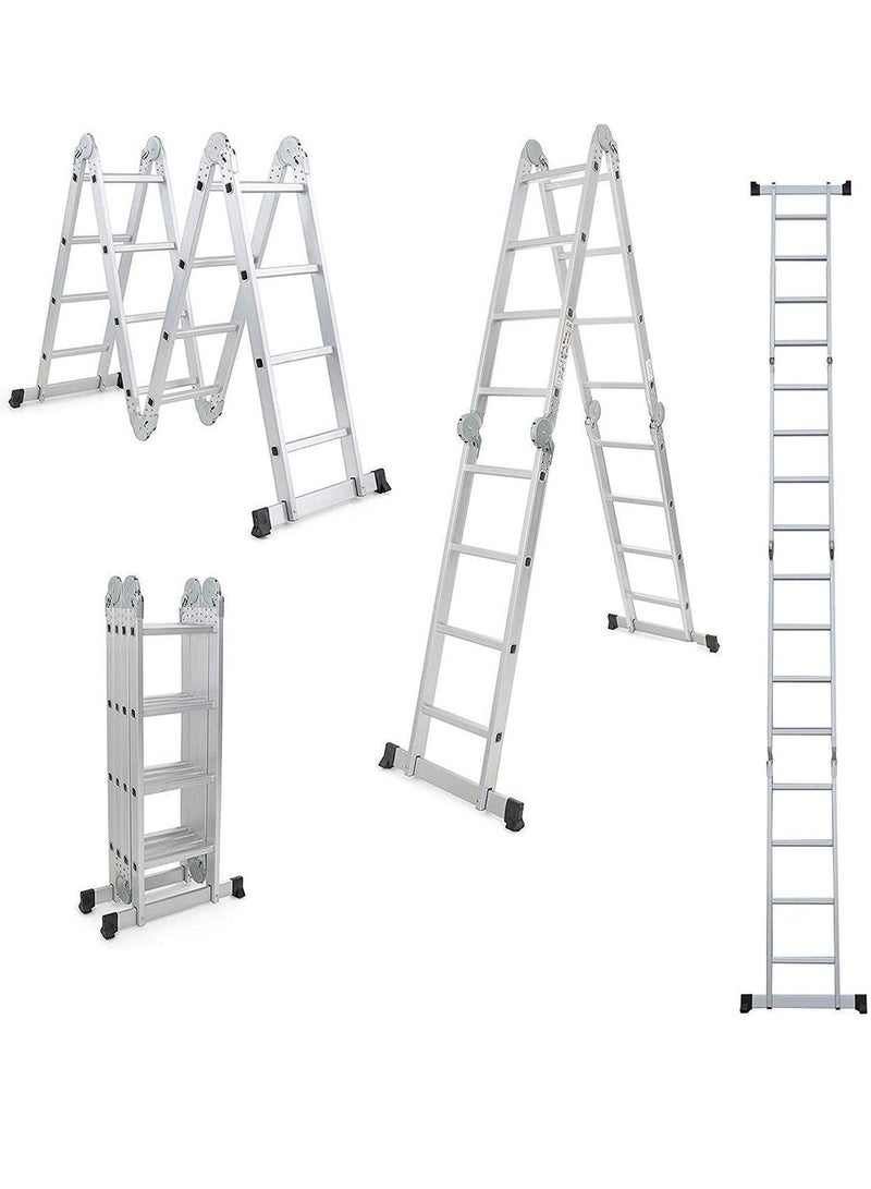 ROBUSTLINE Robustline Multi Purpose Folding Extension Ladder 4X4 (16 Steps)  - Image 1