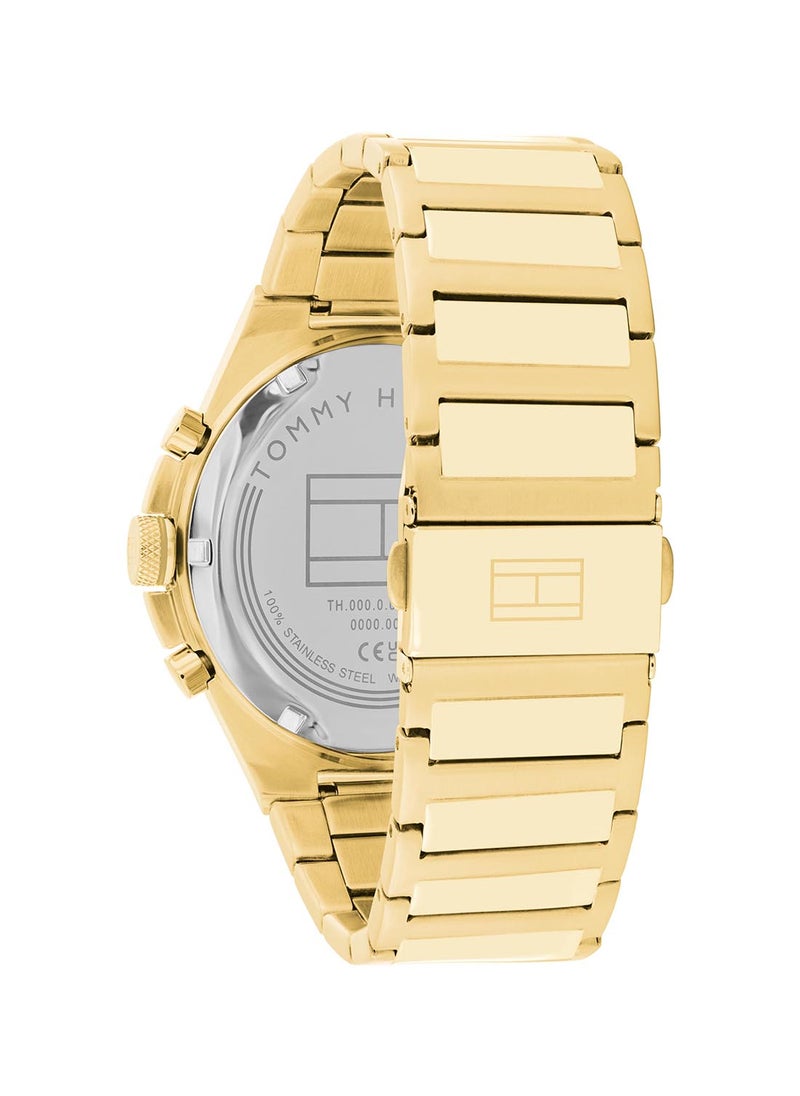 TOMMY HILFIGER - Men's Analog Round Shape Stainless Steel Wrist Watch 1792090 - 46 Mm - Image 1