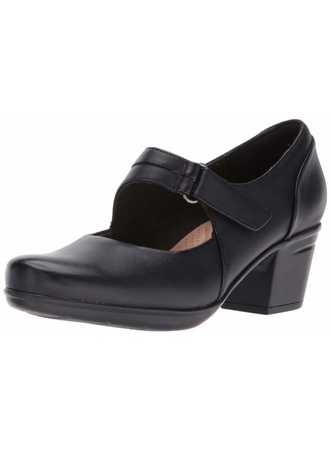Girl's Emslie Lulin Pump, Black, Narrow 37.5 EU