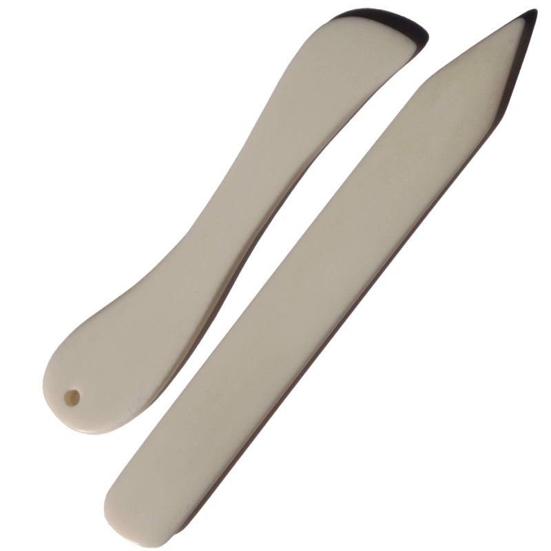VENCINK Genuine Bone Folder Paper Creaser Set Folding Scoring Burnishing Crafting Scrapbooking Tools for Bookbinding Paper and Leather Crafts Origami Card Making and Office Supplies - Image 1