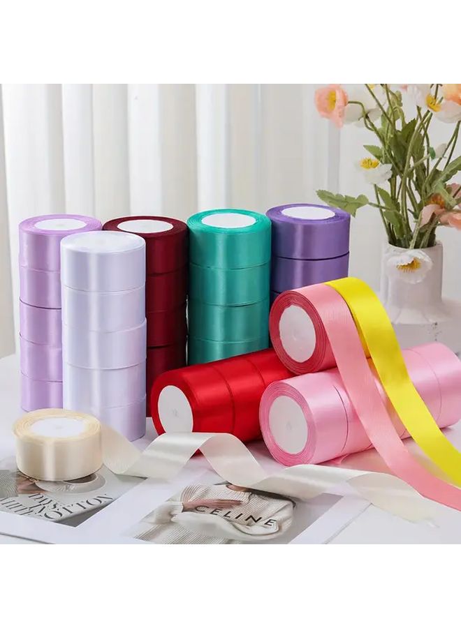 Pure White Luxury Bow Ribbon 1.5 Inch Perfect for Gift Wrapping Sewing Party Decorations - Image 2
