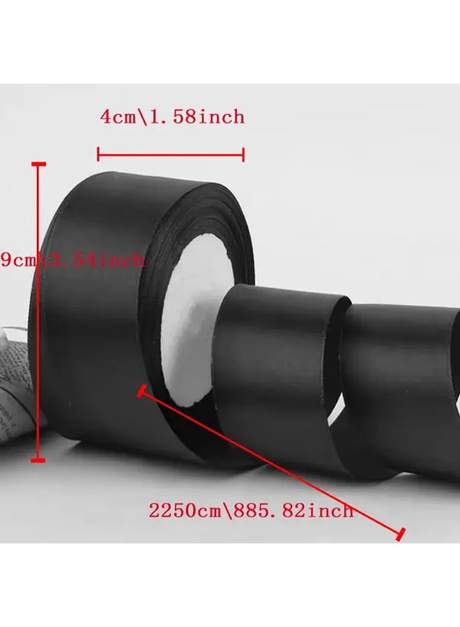 Pure White Luxury Bow Ribbon 1.5 Inch Perfect for Gift Wrapping Sewing Party Decorations - Image 3
