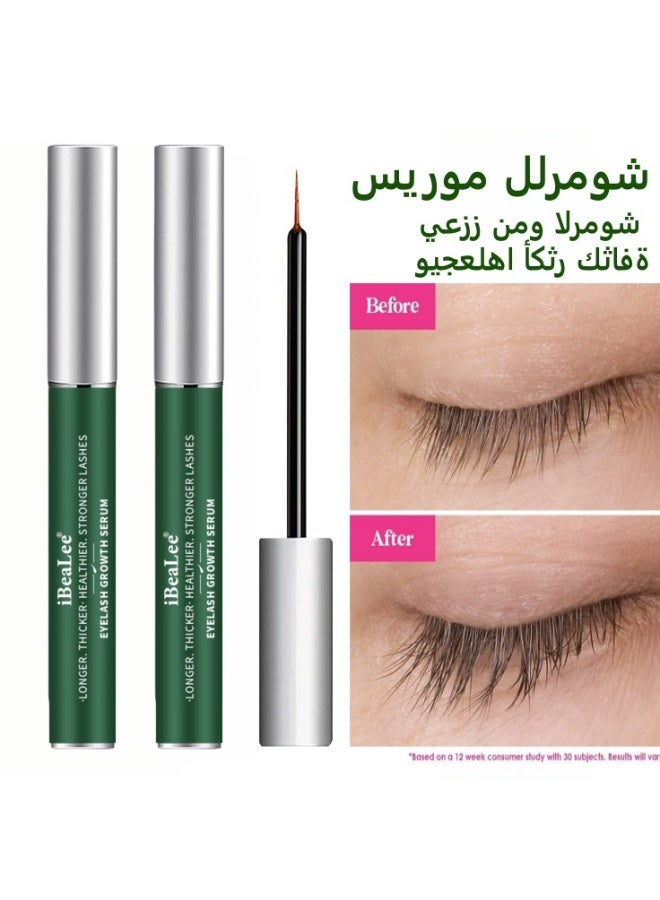 iBealee 2-PACKS Eyelash Growth Serum｜Natural Plant Extracts,Boosted Grouth and Thicker 8ml*2 - Image 1