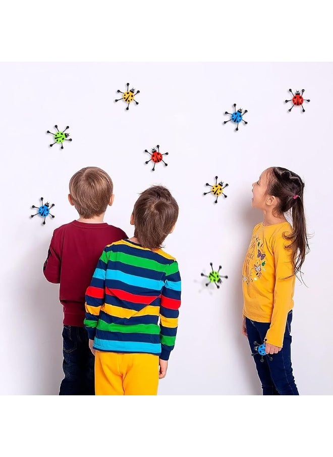 TOYANDONA - TOYANDONA 12pcs Sticky Wall Climbers, Creative Stretchy Sticky Bug Toys Window Crawler Toys for Kids Party Favor Tricky Novelty Toys ( Random Color ) - Image 1