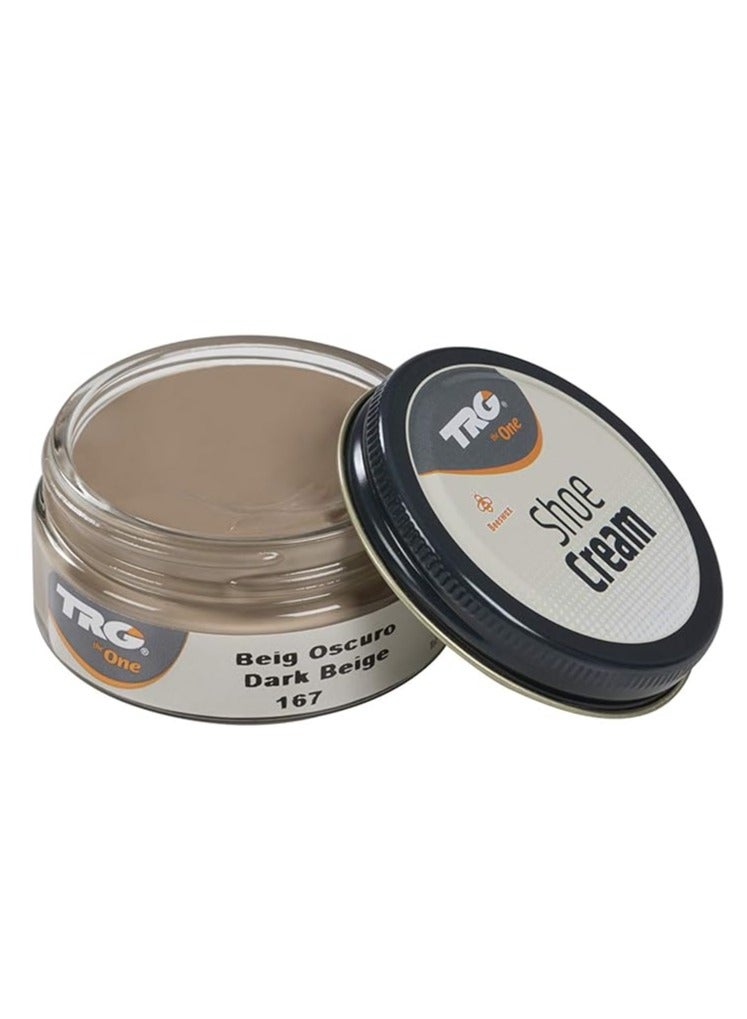 TRG Shoe Cream # 167 Dark Beige 50ml - Image 1