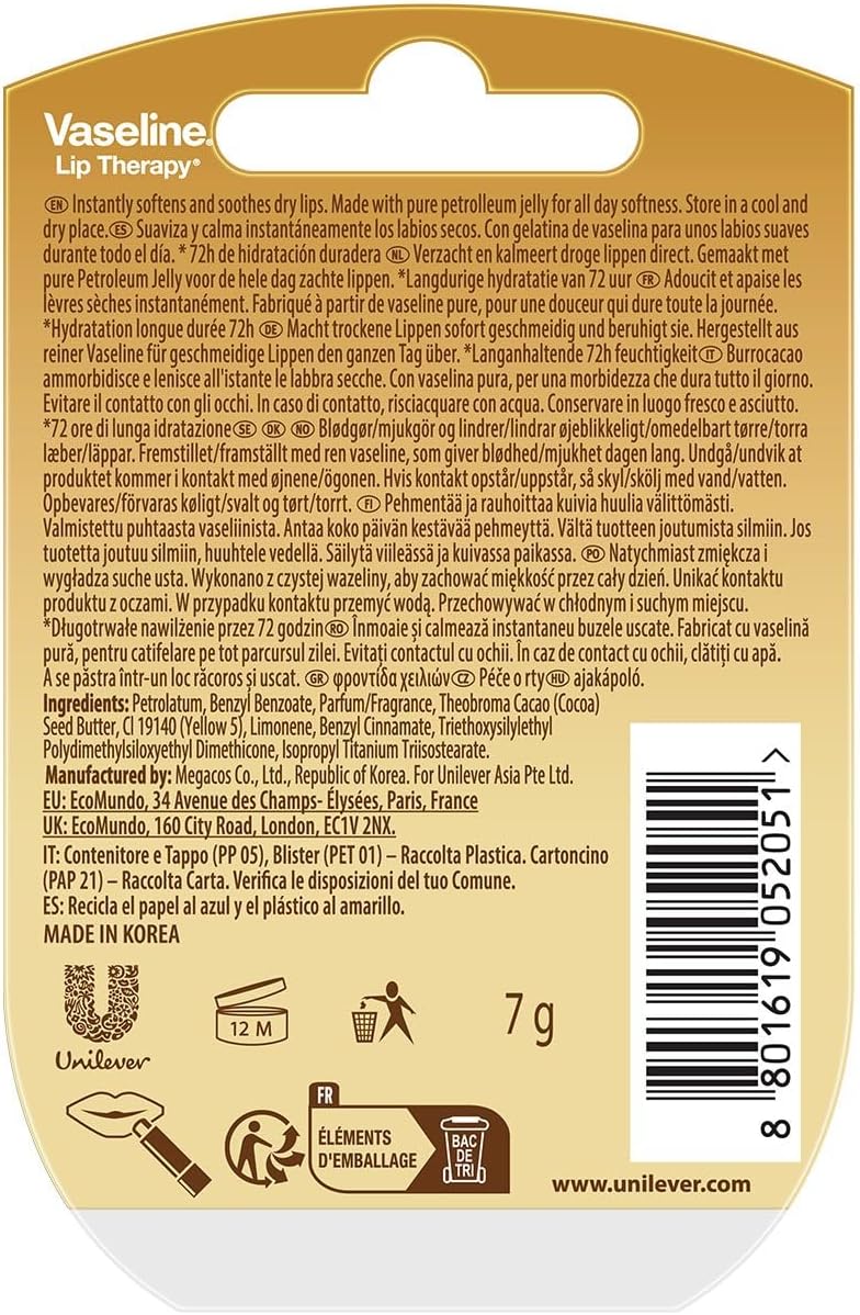 Vaseline Lip Care Crème Brulee Lip Balm - Image 2