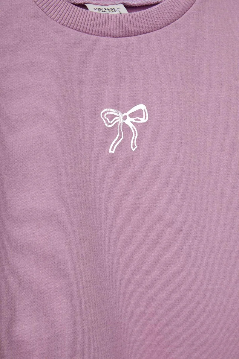 ديفاكتو Baby Girl Regular Fit Soft Fleece Thin Fabric Sweatshirt