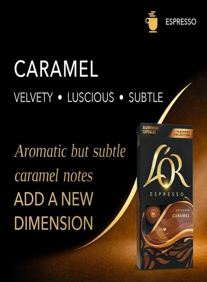 L'OR Espresso Capsules, 30 Count Caramel, Single-Serve Aluminum Coffee Capsules Compatible with the L'OR BARISTA System & *Nespresso Original Machines - Image 3