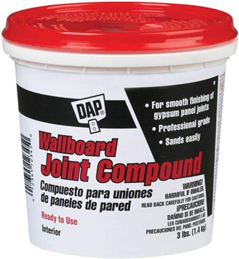 Dap 10100 Wallboard Joint Compound White  3Pound