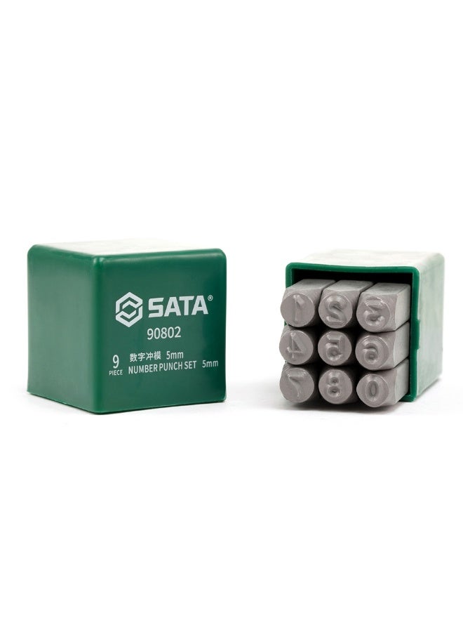 Sata SATA ST90803 9-Piece 6mm Number Punch Set  - Image 1