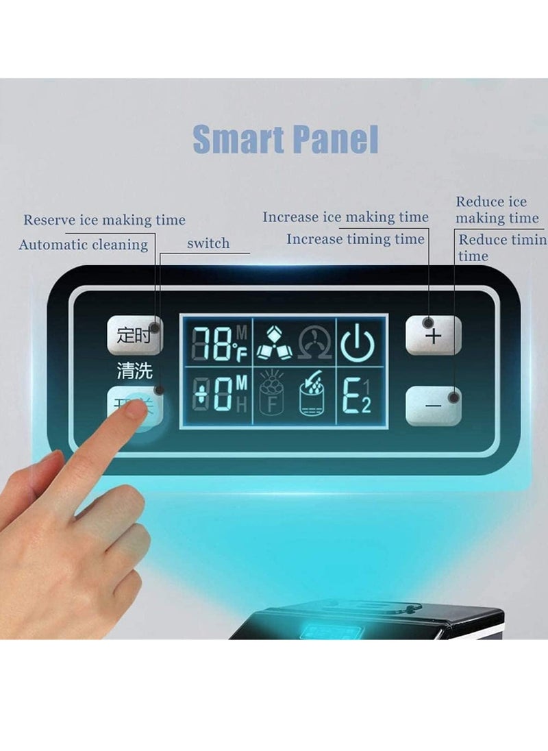 Cool Baby - COOLBABY Household Ice Maker Machine for Countertop 55 lbs Ice Cube in 24H 9 Ice Cubes Ready in 12-20 Minutes - Image 1