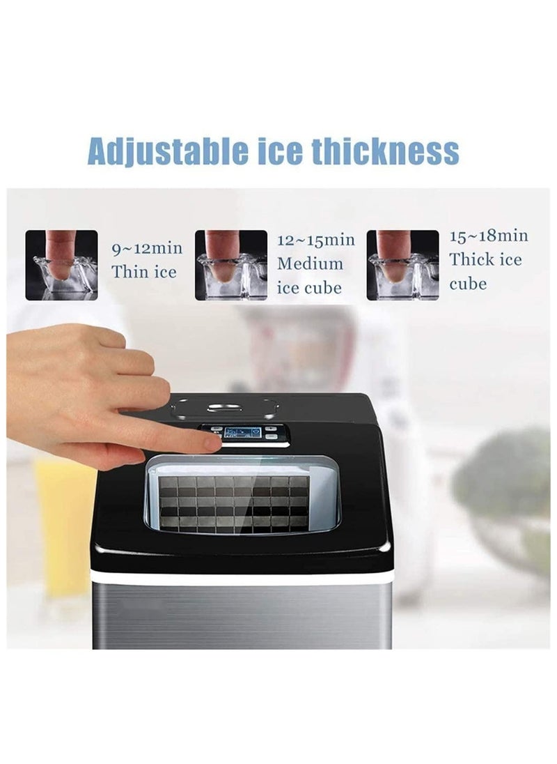 Cool Baby - COOLBABY Household Ice Maker Machine for Countertop 55 lbs Ice Cube in 24H 9 Ice Cubes Ready in 12-20 Minutes - Image 1