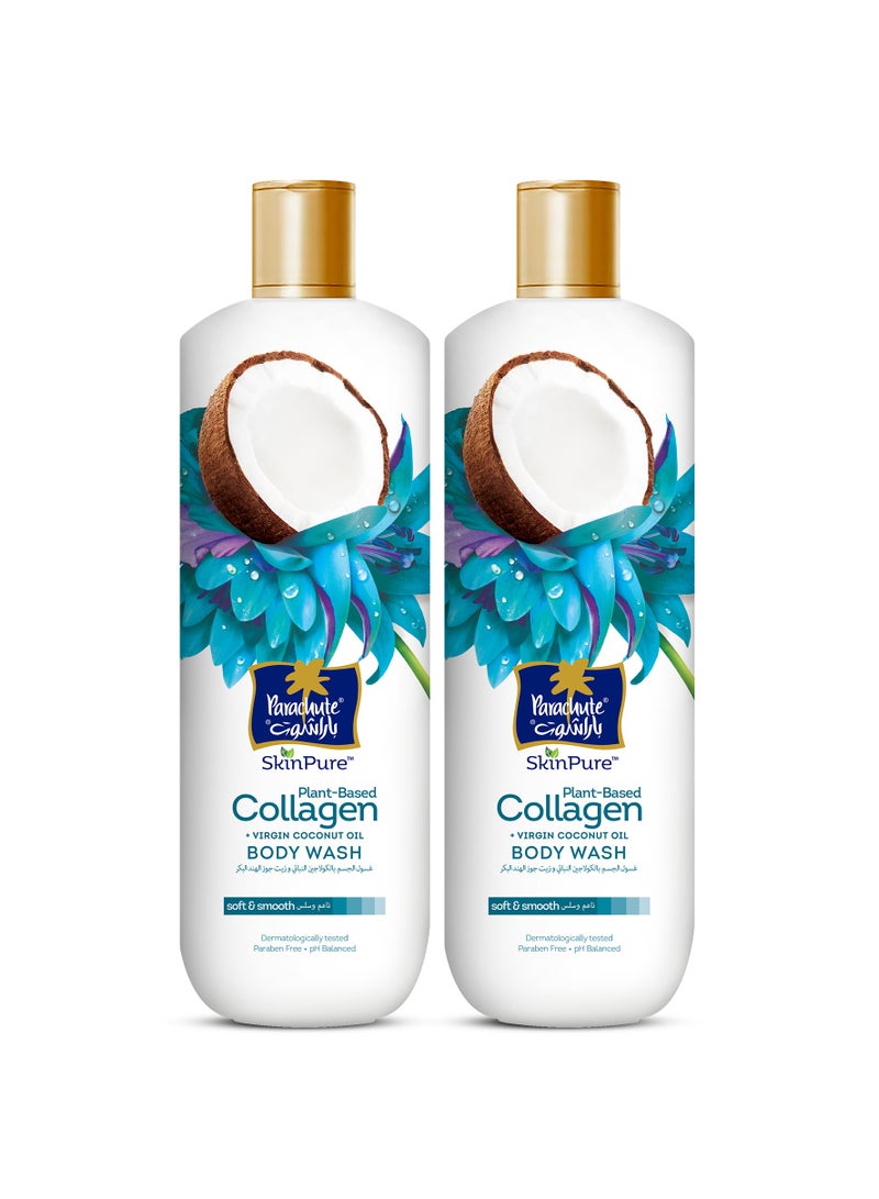 Parachute Skin Pure Body Wash Biocollagen Twin Pack