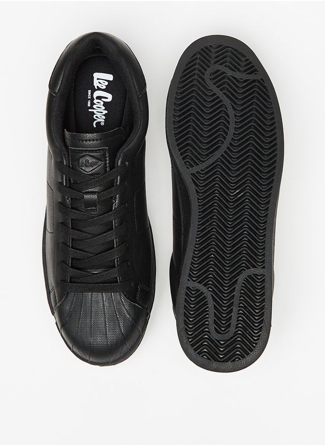 Lee Cooper Men's Textured Lace-Up Sneakers  - Image 4