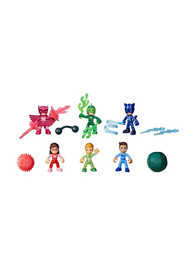 PJMASKS - Pj Masks Nighttime Heroes Figure Set Preschool Toy 6 Action Figures And 11 Accessories For Kids Ages 3 And Up - Image 1