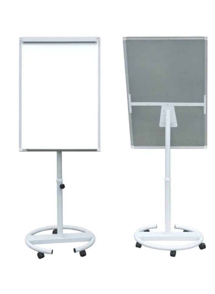 Kalon Adjustable Magnetic Whiteboard 100 x 70 cm, White Flip Chart Stand with Wheels – Height Adjustable Dry Erase Board for Office, Meeting, Classroom & Training Use - Image 2
