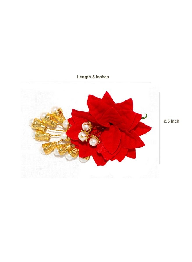 Paradise Paradise®Party Wear Hair Accessories Juda Decoration Hair Accessories For Women, Girls And Kids #12  - Image 2