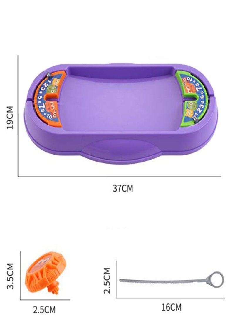 Arabest - Burst Turbo Slingshock Rush Battle Set 2 Gyros Battling Tops Game Set With 2 Spinning Top - Image 1