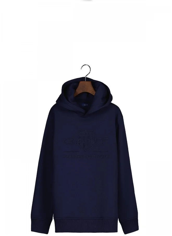 غانت Gant Teens Tonal Archive Shield Hoodie