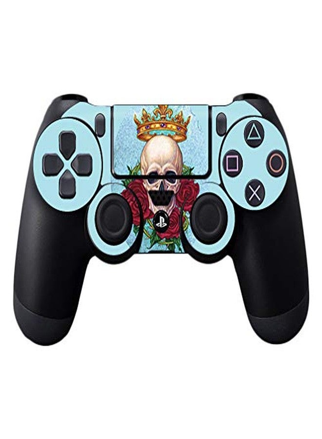 MIGHTY SKINS MightySkins Skin Compatible with Sony PS4 Controller - Fancy Skull | Protective, Durable, and Unique Vinyl Decal wrap Cover | Easy to Apply, Remove, and Change Styles | Made in The USA - Image 1