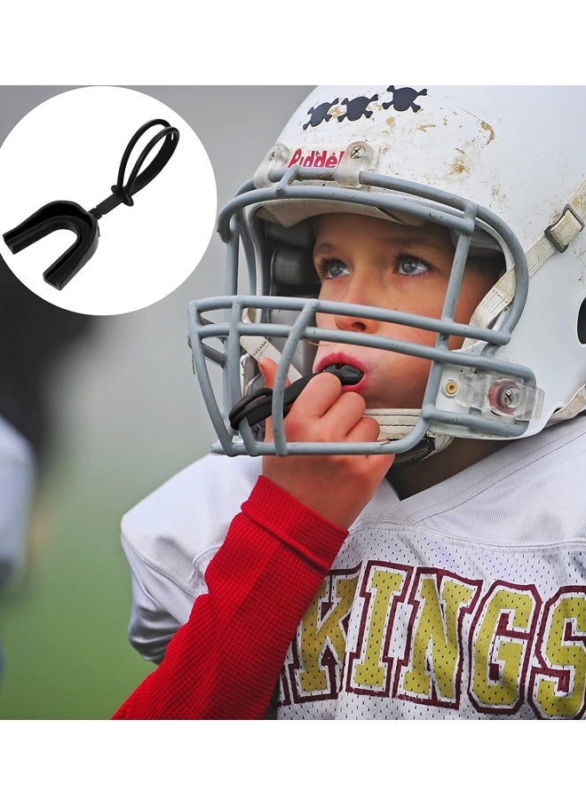 4 PCS Sports Mouthguard with Strap, Soft Mouth Piece for Football Boxing Basketball Hockey - Image 5