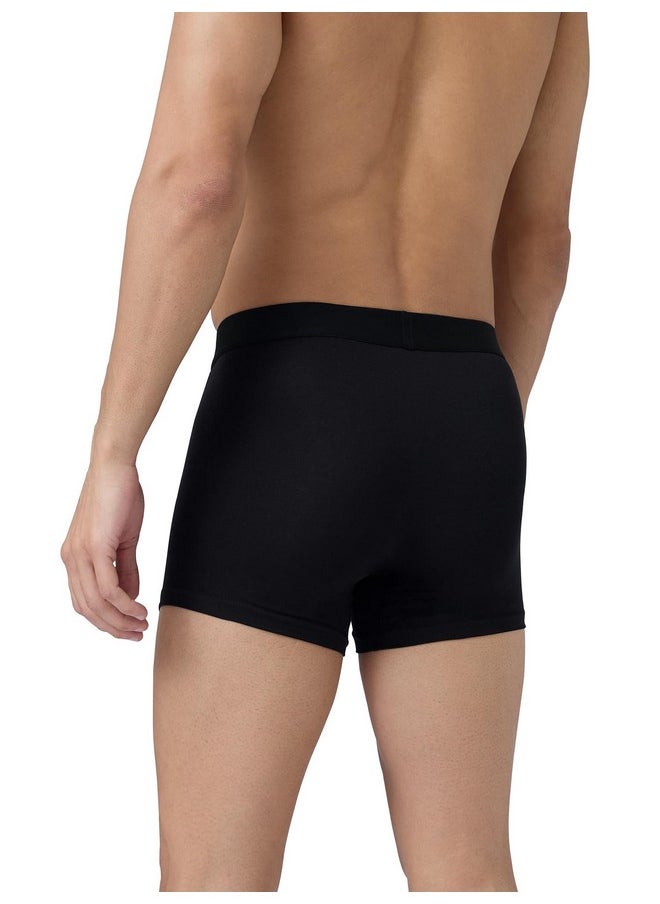 XYXX XYXX Cotton Relaxed Solid (Pack of 3) (Aero Trunks for Men Combo_Black+Dark Maroon+Brilliant Blue_L)  - Image 3