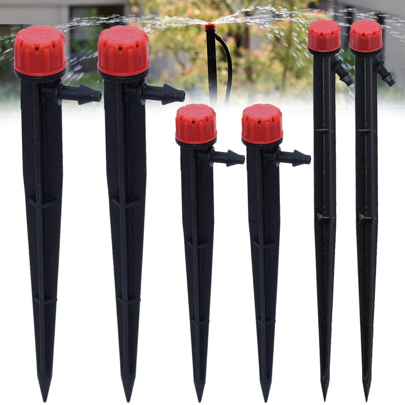 DIY Crafts DIY Crafts 10x Heads Dripper Stake 5inch Emitter For Fan Mist Cooling System Fan Misting Animal Plants Swimming Pool Cooler Tube Hose Pipe Metal Nozzles Jets Misters Water Patio Ga 10x Heads  - Image 1