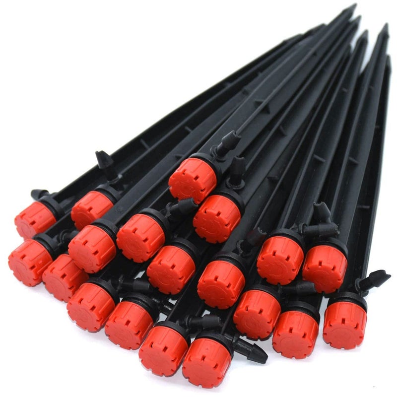 DIY Crafts DIY Crafts 10x Heads Dripper Stake 5inch Emitter For Fan Mist Cooling System Fan Misting Animal Plants Swimming Pool Cooler Tube Hose Pipe Metal Nozzles Jets Misters Water Patio Ga 10x Heads  - Image 3