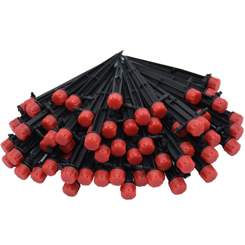 DIY Crafts DIY Crafts 10x Heads Dripper Stake 5inch Emitter For Fan Mist Cooling System Fan Misting Animal Plants Swimming Pool Cooler Tube Hose Pipe Metal Nozzles Jets Misters Water Patio Ga 10x Heads  - Image 2