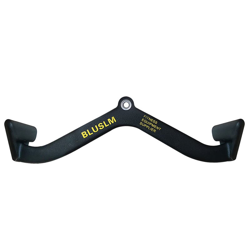 BLUSLM LAT Pull Down Bar for Cable Machine, LAT Pulldown Attachments T Bar V Bar Cable Attachment, Back Tricep Bar Strength Training Handle (BL4) - Image 1