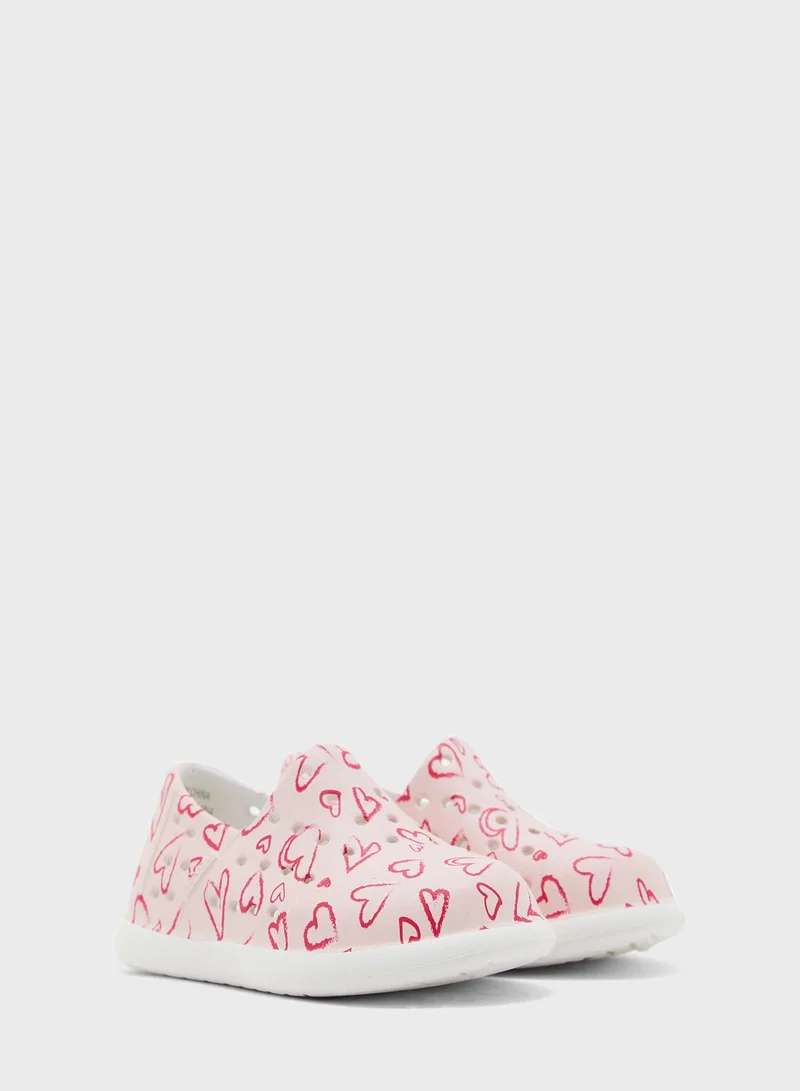 TOMS Kids Printed Slip Ons