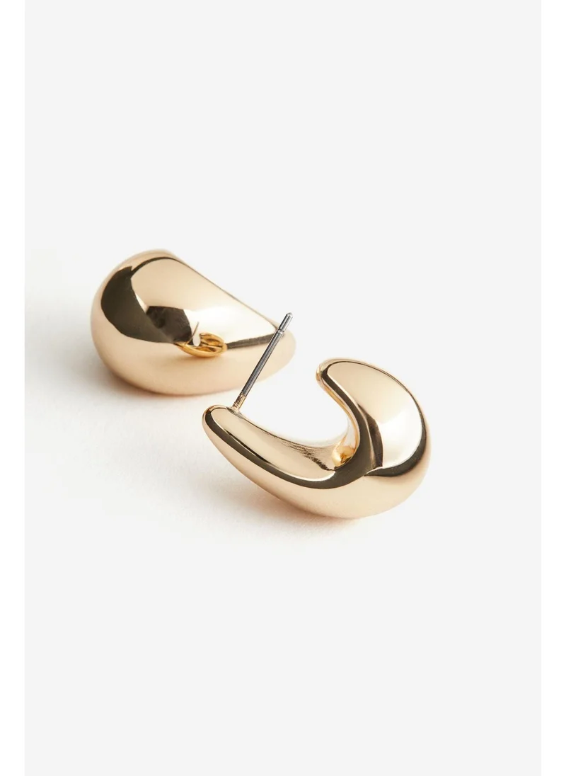 اتش اند ام Chunky dome earrings