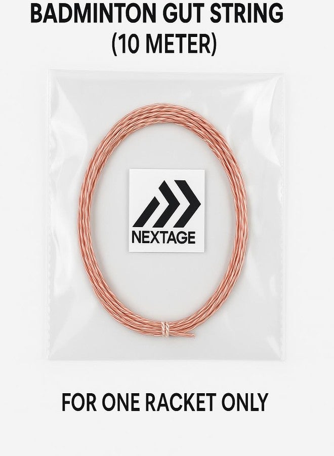 Nextage Badminton Gut String | 10 Meter Synthetic | High Tension Durable String for Racket Restringing | Color as per Availability - Pack of 1 (12) - Image 5