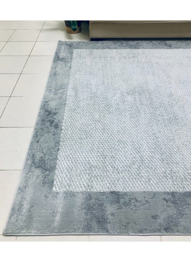 HANDPICKED FURNITURE Handpicked Furniture Neutral Grey Rug, Ultra Soft Area Carpets For Bed Room, Living Room, And Dining Room, Anti Slip Floor Carpets, Easy To Clean, Made In Turkey, Rectangle  - Image 2