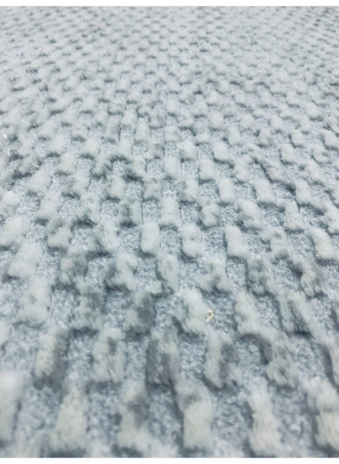 HANDPICKED FURNITURE Handpicked Furniture Neutral Grey Rug, Ultra Soft Area Carpets For Bed Room, Living Room, And Dining Room, Anti Slip Floor Carpets, Easy To Clean, Made In Turkey, Rectangle  - Image 4