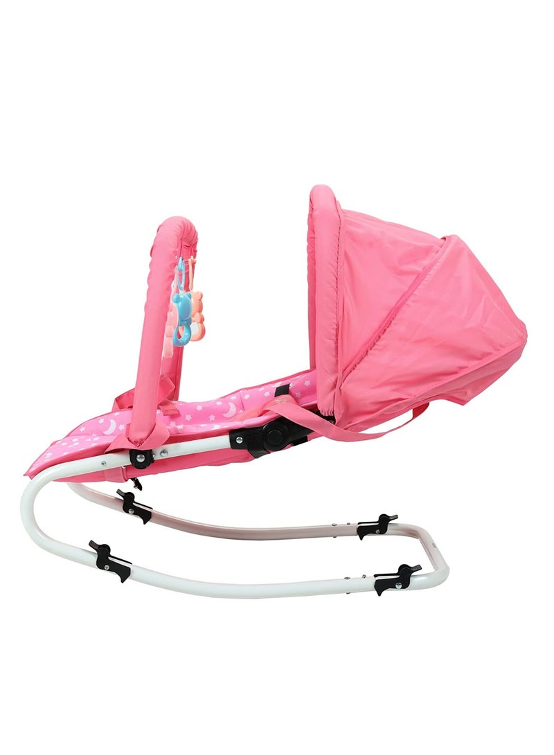 BABY PLUS Baby Bouncer Seat Pink - Image 3