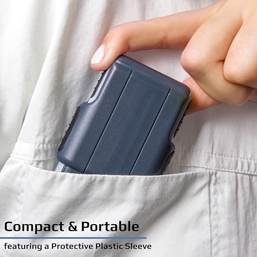 Carson MiniBrite 3x Power LED Lighted Slide Out Magnifier with Protective Sleeve (PO-25) - Image 4