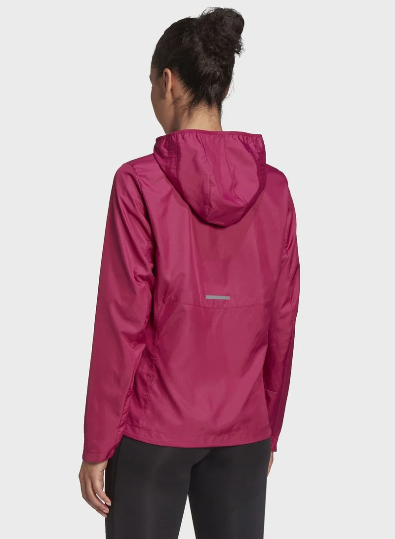 Adidas Own The Run Hooded Jacket