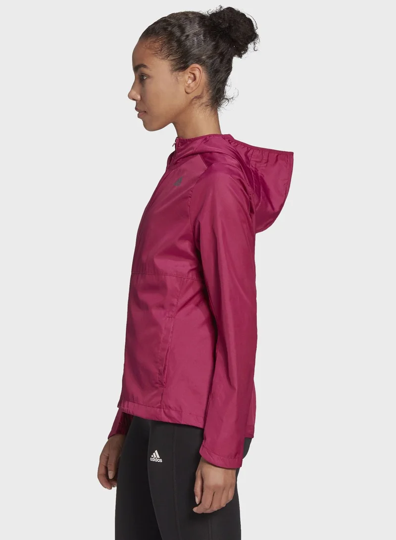 Adidas Own The Run Hooded Jacket