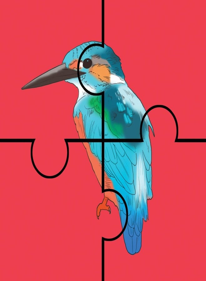 Homecute Wooden Jigsaw Puzzle Game for Children & Kids, Wooden Puzzle for Kid's, Birthday Return Gifts for Kids, Learning & Education Toy 3-4 Years Kid’s- 4 Pieces Pack of 6 (Bird) - Image 4