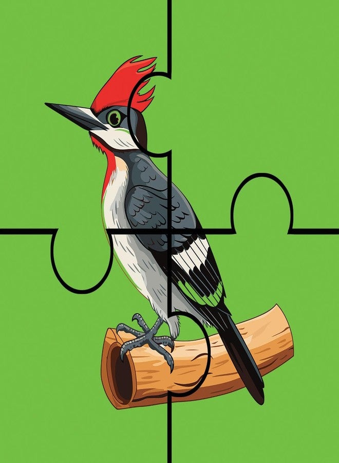 Homecute Wooden Jigsaw Puzzle Game for Children & Kids, Wooden Puzzle for Kid's, Birthday Return Gifts for Kids, Learning & Education Toy 3-4 Years Kid’s- 4 Pieces Pack of 6 (Bird) - Image 3