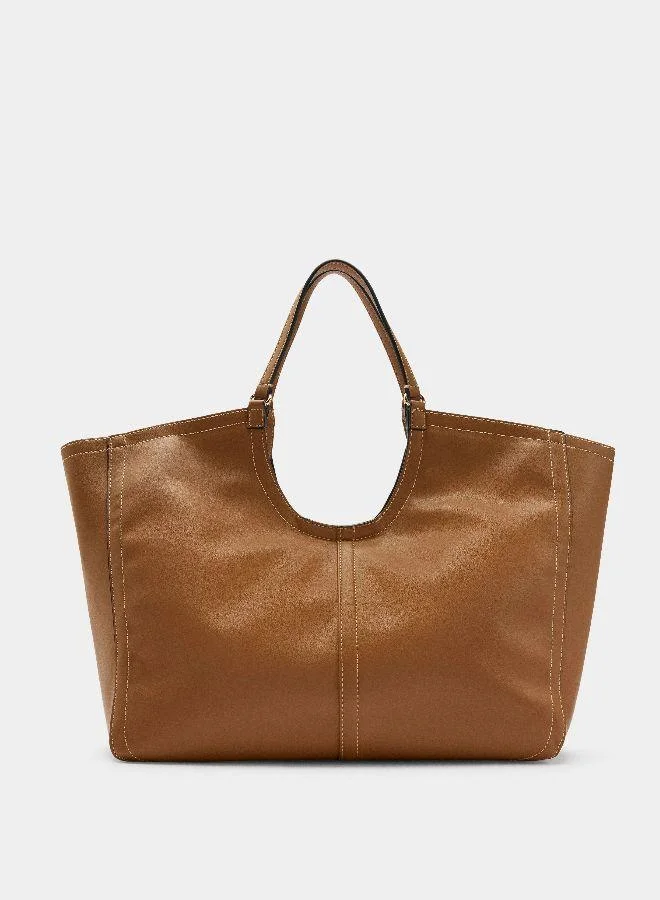 بارفوا حقيبة تسوق عادية مع حقيبة