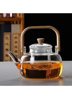GGEROU Glass Teapot With Glass Infuser,900ml/30oz Teapot With Strainer For Loose Tea,Stovetop Safe Tea Kettle  - Image 1