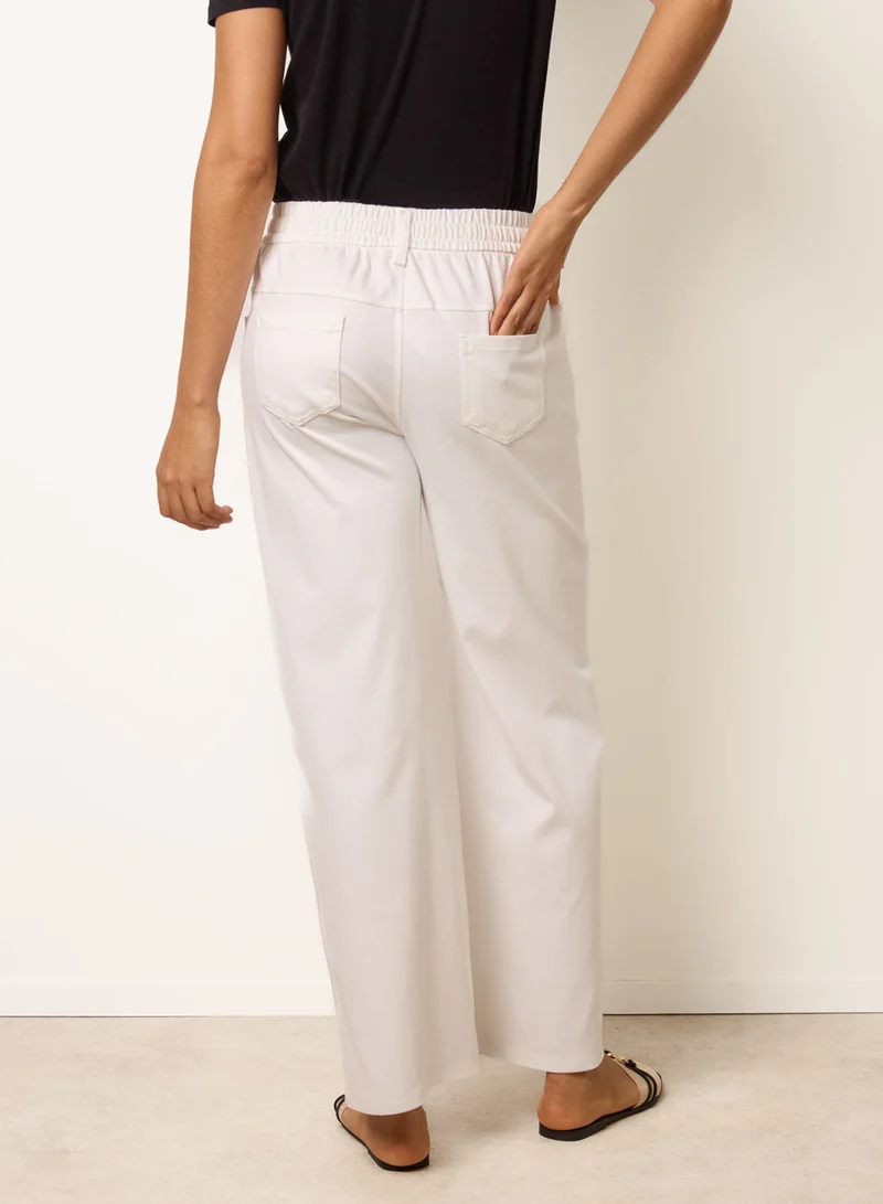 بلو فانيلا Elasticated Trousers With Tie